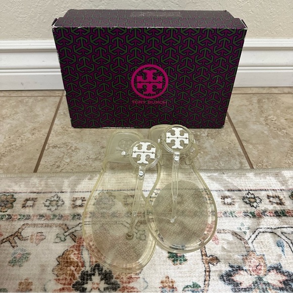 New Tory Burch MINI MILLER JELLY SANDAL size 7 - Picture 4 of 8